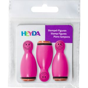 Stemple Heyda Kręgle Różowe